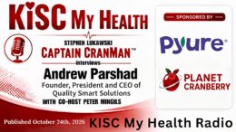 Andrew Parshad with Captain cran Man Stephen lukawski and Peter Mingils on KISC My Health Radio